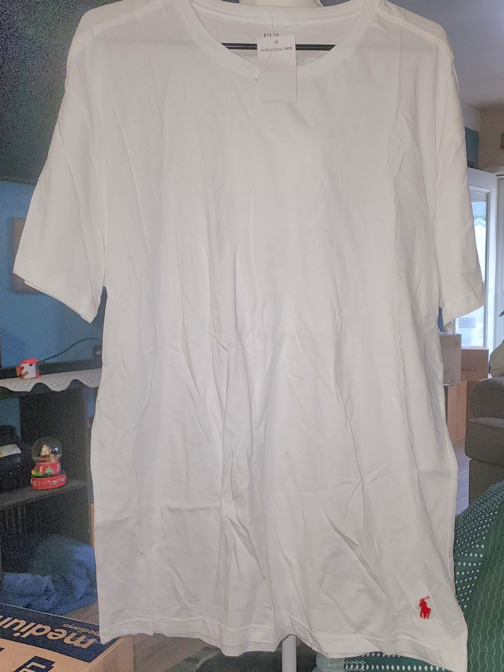 Ralph Lauren Men’s Classic White Crewneck T-Shirt Sz XL NWT